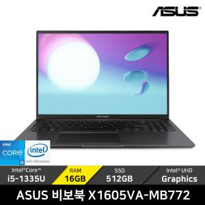 ASUS 비보북 X1605VA-MB772/RAM 16GB/WIN11/ +마우스증정