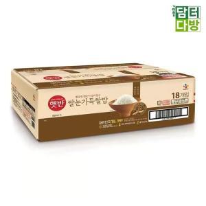 [기타]CJ 햇반 쌀눈가득쌀밥 210g x 18 (WE3E111)