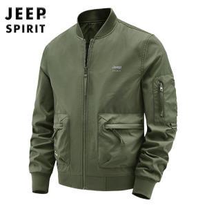 JEEP SPIRIT 신상 비행복 재킷 칼라 방풍 재킷 코트