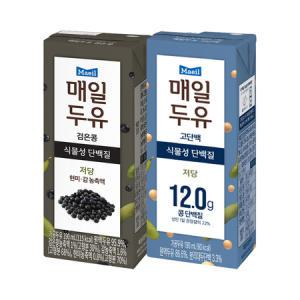 [매일]매일두유 고단백두유+검은콩 190ml 48팩