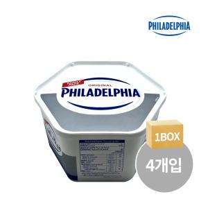 (주)동서 필라델피아 크림치즈 패밀리팩  1.65kg × 4개 (1박스)