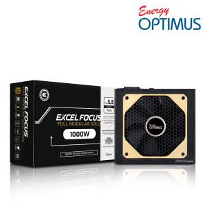 [11pay포인트3%]에너지옵티머스 EXCEL FOCUS 1000W 80PLUS GOLD 풀모듈러 ATX 3.0 (PCIE5) 컴퓨터파워 파워서플라이