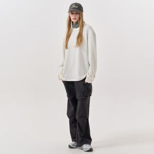 UNISEX 베이직 사카리바 롱 슬리브 티 [WHITE] / SBD3U01007-WOMAN