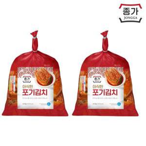 [종가] 아삭한 포기김치 8.8kg(4.4kg x 2ea )