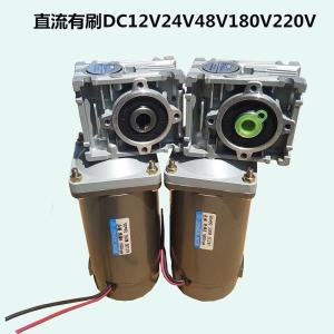 NMRV050 DC 웜기어 모터 450W 브러시 DC12V24V200V220V 홀 25mm