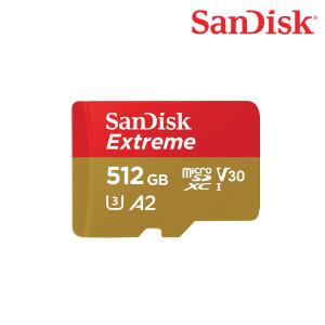 Sandisk Micro SD Extreme 액션캠 드론 CCTV 바디캠 512G 마이크로 SD 메모리 카드 512 /QXAV 512GB