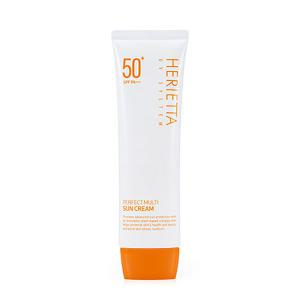 헤리에타 퍼펙트 멀티 선크림 90g SPF50+ PA+++ 민감 진정 선크림 자외선차단 주름개선 미백기능성