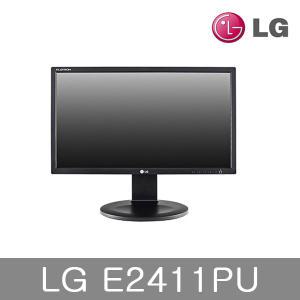 LG 엘지 E2411PU 24형 LED와이드 듀얼 보조모니터/피벗기능/컴퓨터/사무용/병원/CCTV