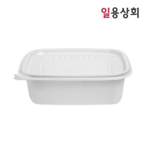 사각 죽용기 JH 1913 대 1100ml 250세트 반투명