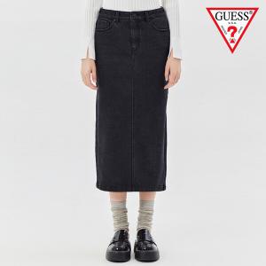 [게스]GUESS (OO3D5599) 여성 GRY톤 데님 스커트