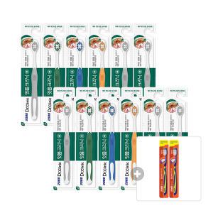 2080 닥터크리닉 잇몸 칫솔 12개 + 증정(토탈케어 칫솔, 일반모, 2개)