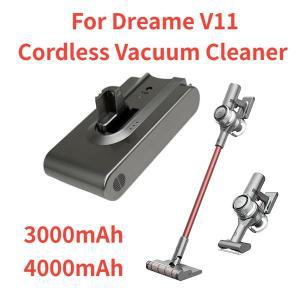 청소기용품 샤오미 Dreame 무선 진공 청소기 교체 배터리 VVT1 VVN6 VVA1 V11 V11SE V12 용 5000mAh