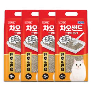 이나바 챠오샌드 벤토+편백 4kg x 4개