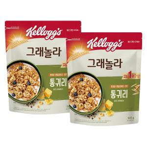 켈로그 통귀리그래놀라, 500g, 2개