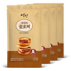 설빙 추억의 꿀호떡 5개입(450g) x4팩 달콤한 별미