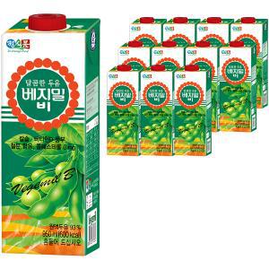 정식품 달콤한 베지밀 비 두유 950ml 12입