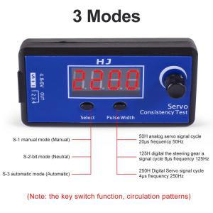 서보모터 HJ RC 서보 테스터 ESC 일관성 제어 헬리콥터 비행기 자동차용 4