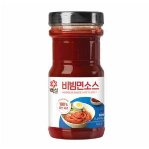 CJ 백설 비빔면소스 890g 양념소스 대용량 1개