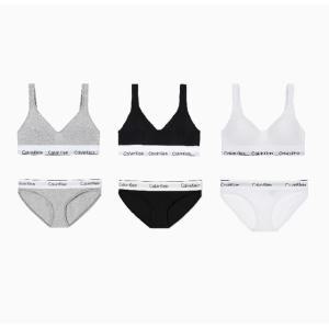 Calvin Klein Underwear CK 언더웨어 여성 모던 코튼 리프트 브라렛 QF5490-100