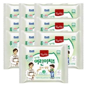 매일유업 유기농 상하치즈 3단계 어린이치즈 100매