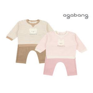 [아가방 가을]제리데이맨투맨상하(BEIGE PINK)_01Q523005