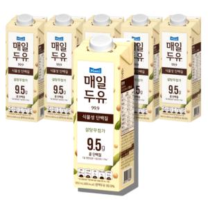 매일두유 99.9 950ml 6팩 식물성단백질 대용량두유