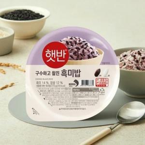 [기타]G 햇반 흑미밥 210g x 48개 (8개입 x 6개)