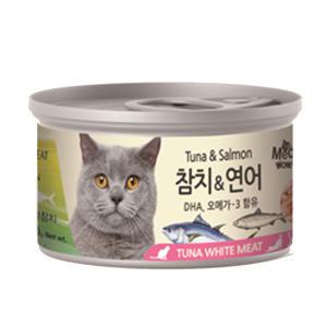 미우와우 고급 흰살생선 고양이캔 24개입 참치연어 / 고양이 습식캔 구 르샤캔 르차드캔 르챠트캔