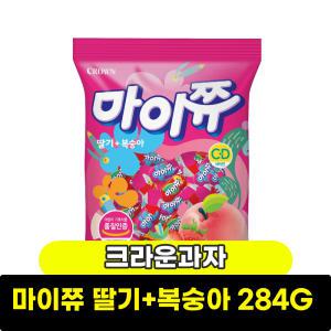 대용량 마이쮸 딸기+복숭아 284G