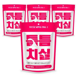 틈틈치실 대용량 일회용 치실 100개입 x 4팩