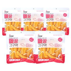 펫오아시스 견묘양품 꿀고구마 스틱, 200g, 5봉