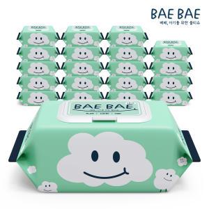 BAEBAE(베베)  루시드 아기물티슈 50g  100매 20팩 캡형