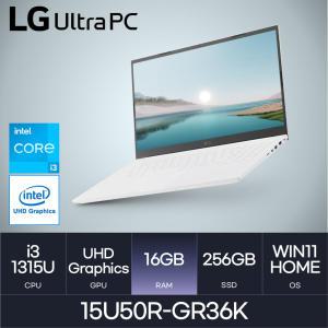 LG전자 2023-15인치 울트라PC 15U50R-GR36K (Win11 Home / NVMe 256GB / RAM 16GB) - HMC