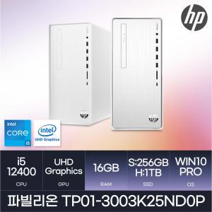 HP 파빌리온 TP01-3003K25ND0P (W10PRO / i5-12400 / 16GB / 256GB + H 1TB) 사무/학생/가정/인강/가성비 H