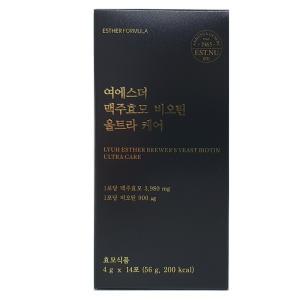 에스더포뮬러 여에스더 맥주효모 비오틴 울트라 케어 4g 14포 x 2박스