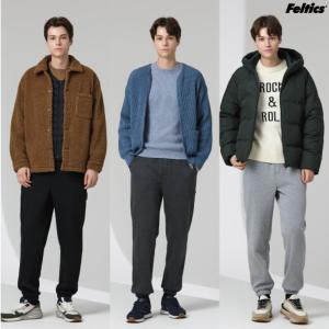 [펠틱스] 24FW 남성 장기모 보아퍼 조거 팬츠 3종