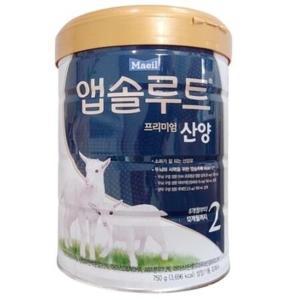 매일유업 앱솔루트 프리미엄 산양 2단계 750g 3개