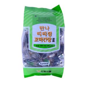 연합식품 만나 띠띠정 일회용 꼬마간장2 6ml x 200개