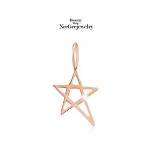 [NeeGee] 14K PINK GOLD 소녀별 펜던트