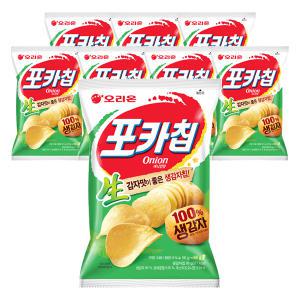 오리온 포카칩 어니언, 66g, 8개