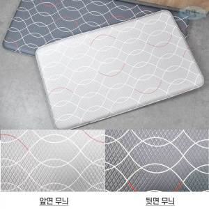 다담리빙 양면 폭신 PVC 마쉬멜로 소75x44 씽크매트