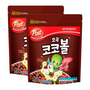 [소비기한 임박] 포스트 오곡코코볼, 1kg, 2개