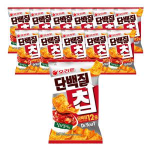 오리온 닥터유 단백질칩 칠리살사, 60g, 12개