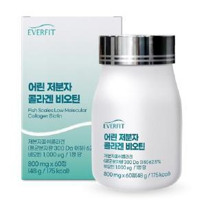 저분자 피쉬 콜라겐 비오틴 800mg 60정 비오틴과 콜라겐을 한번에