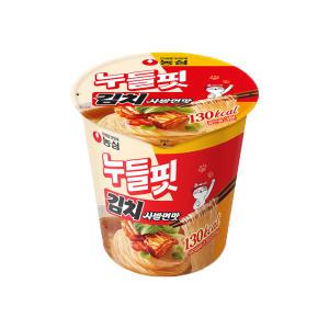 농심 누들핏 김치사발면맛, 37.5g, 8개입, 1개