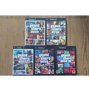 PS2 복사 게임 디스크 GTA 시리즈 잠금 해제 콘솔 스테이션 2 레트로 광학 드라이버 비디오 게임기 부품