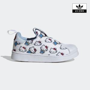 [아디다스키즈](천안아산점)[adidas kids] (170~210) 아디다스 x 헬로키티 슈퍼스타 360 (IF7020)