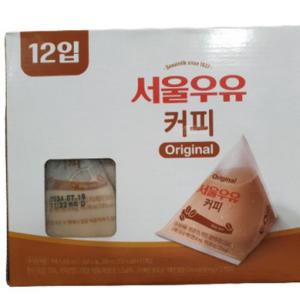 서울우유 커피우유 삼각포리 파우치 200ml X 12개 (냉장)