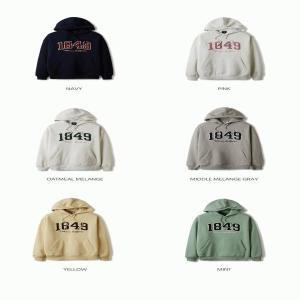 후아유 공용 빅 레터 패치 후드티/ Big Letter Patch Hoodie(Brushed) WHMHE4T12U-