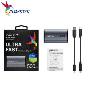 정품 ADATA 엘리트 SE880 외장 SSD, 고속 솔리드 스테이트 드라이브, 미니 휴대용 하드 1TB 500GB USB 3.2,